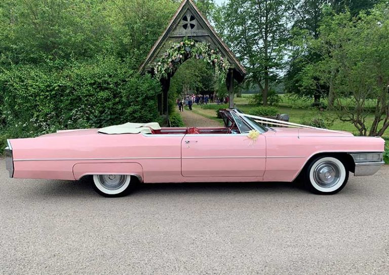 Rent a Pink Convertible Cadillac Surrey Cadillacs